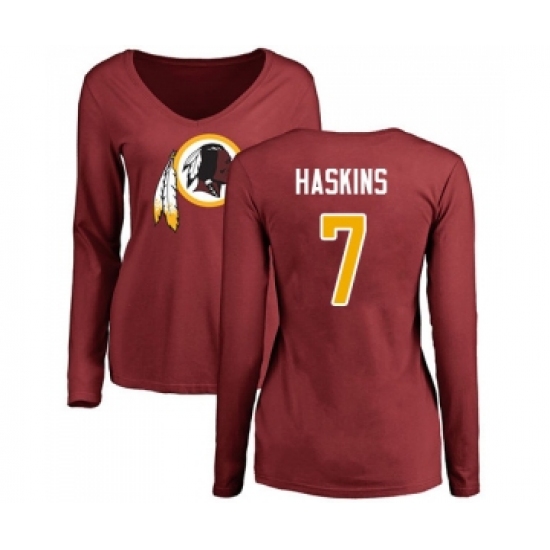 Football Women's Washington Redskins #20 Landon Collins Ash One Color T-Shirt