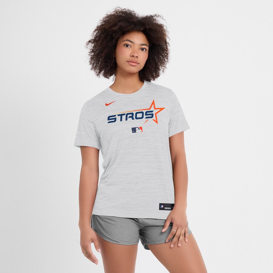 Women's Houston Astros Nike White 2025 City Connect Authentic Collection Velocity Performance T-Shirt