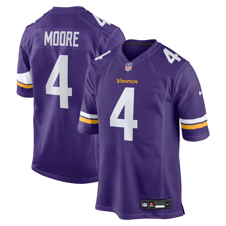 Men's Minnesota Vikings Rondale Moore Nike Purple Team Game Jersey