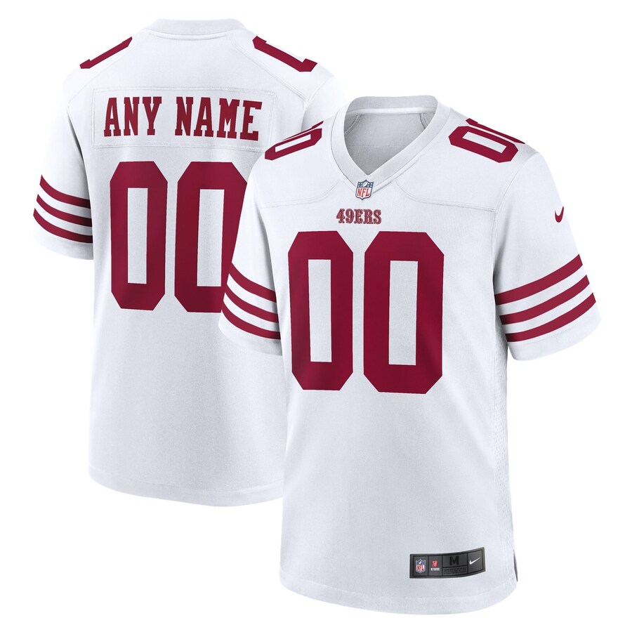Youth San Francisco 49ers Nike White Game Custom Jersey