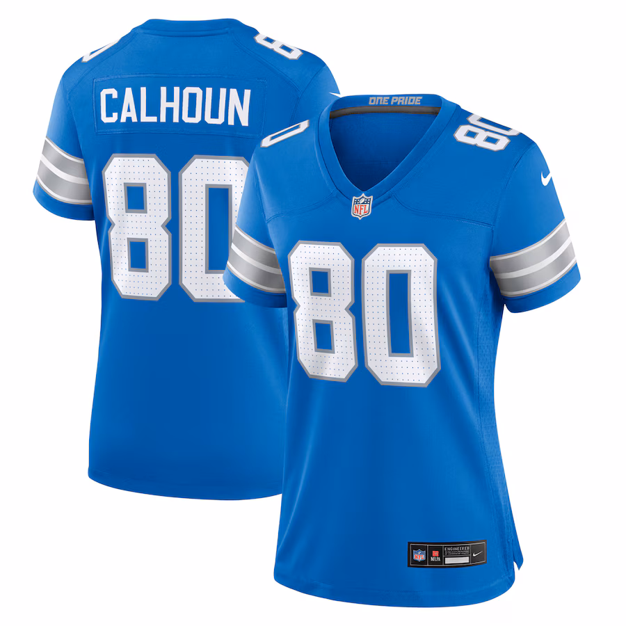 Women's Detroit Lions Jalon Calhoun Nike  Blue Game Jersey