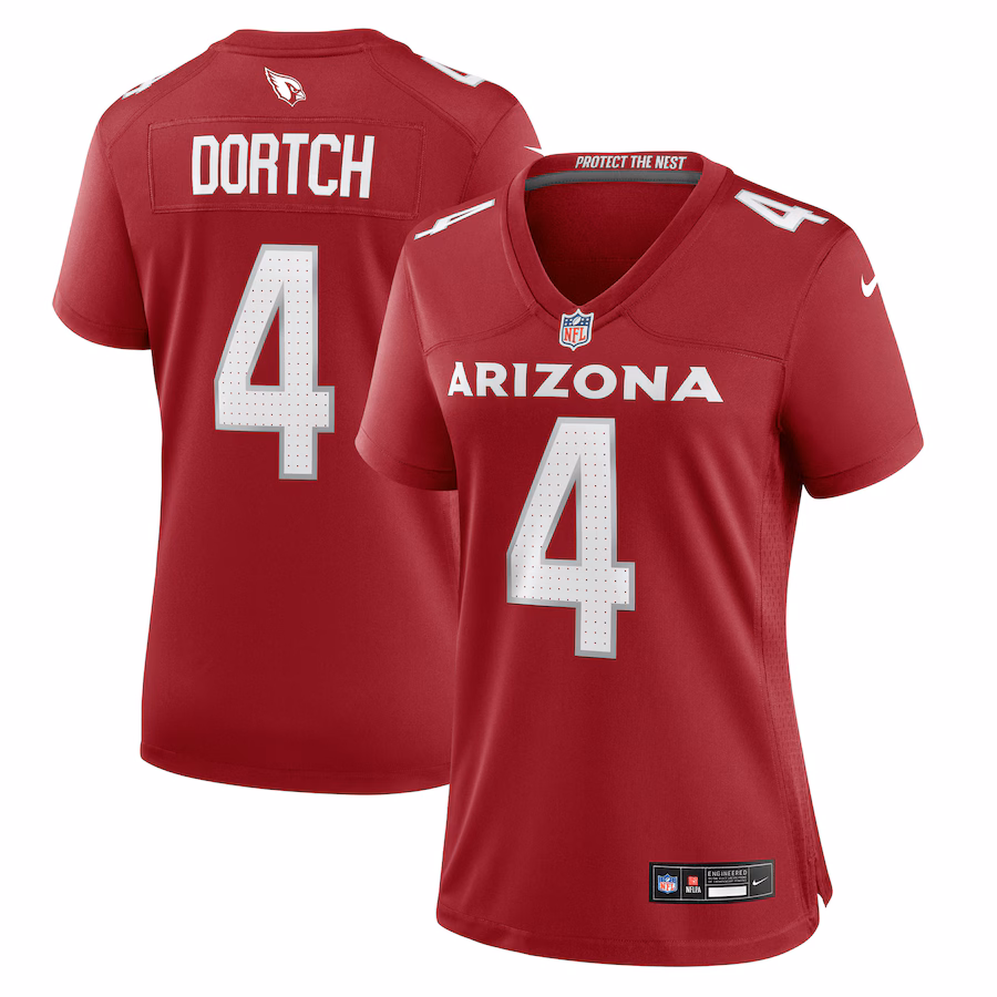 Women's Arizona Cardinals Greg Dortch Nike Cardinal Team Game Jersey
