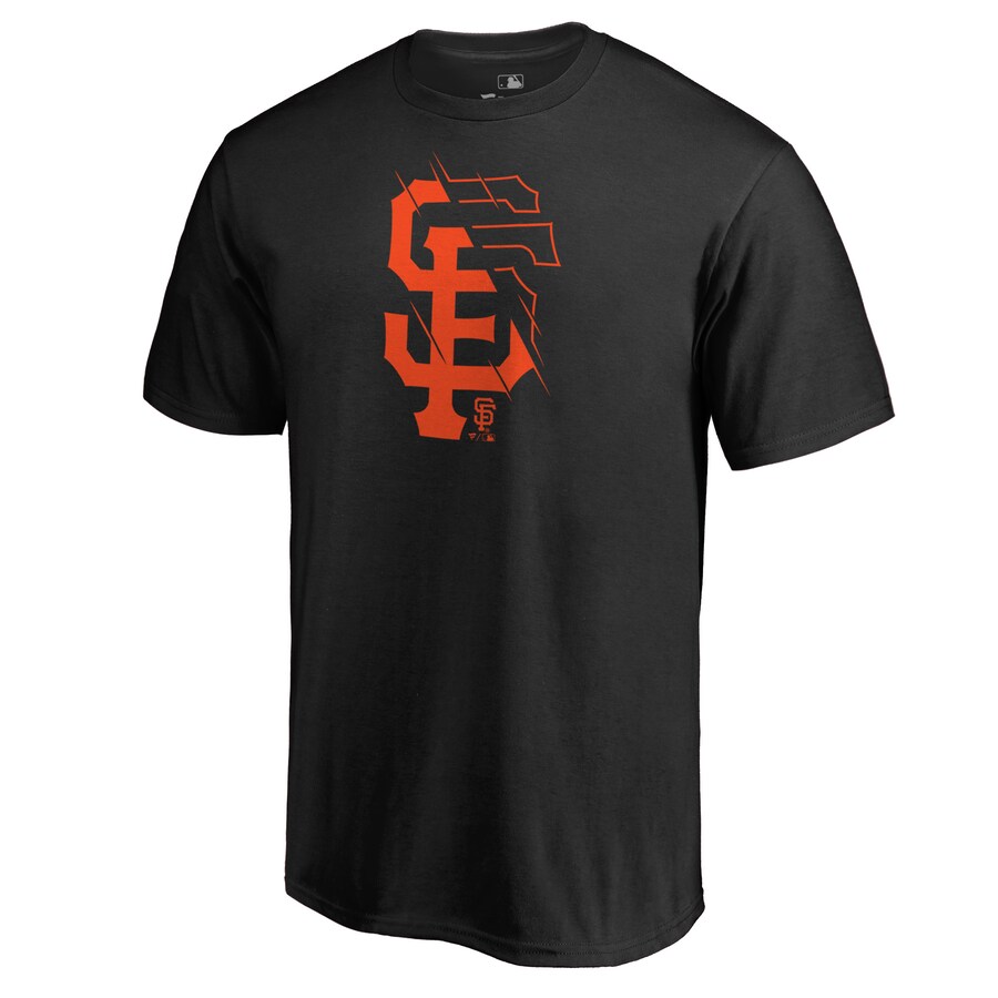 Men's San Francisco Giants Black X-Ray T-Shirt