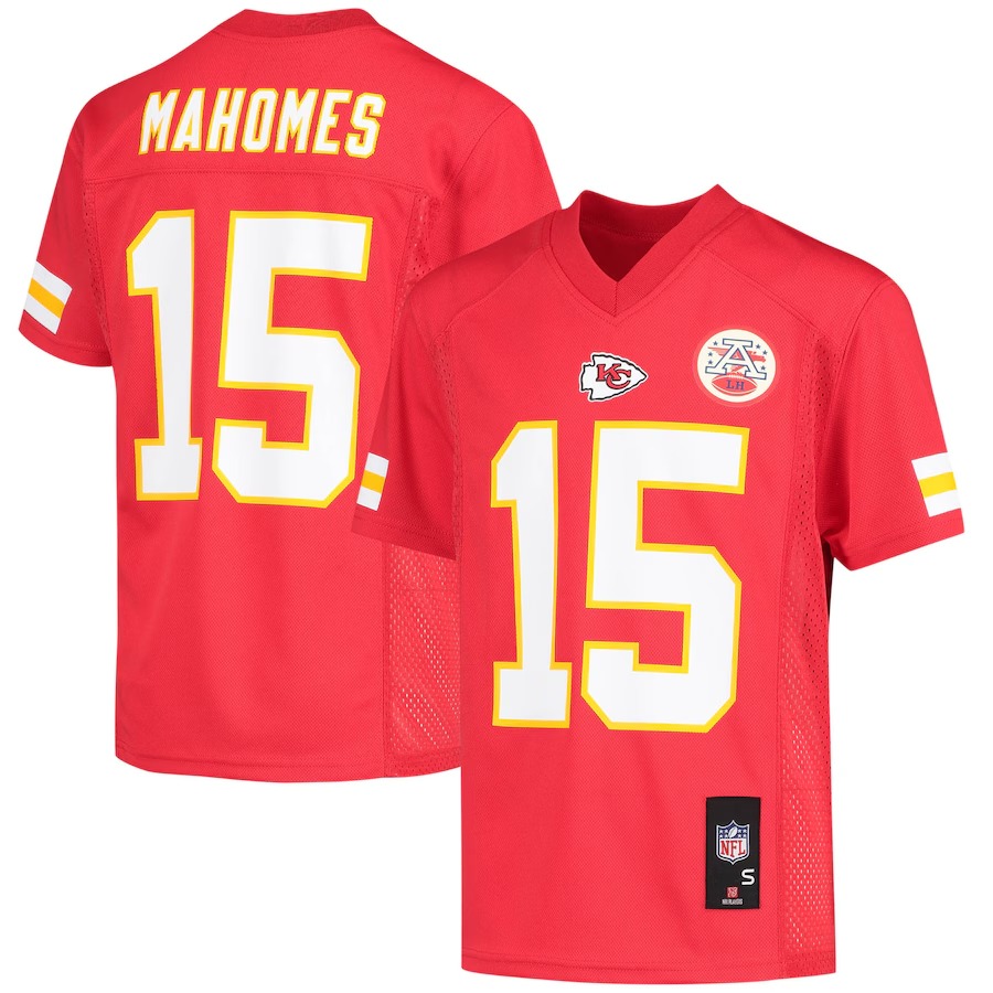 Youth Kansas City Chiefs Patrick Mahomes Red Replica Player Jersey