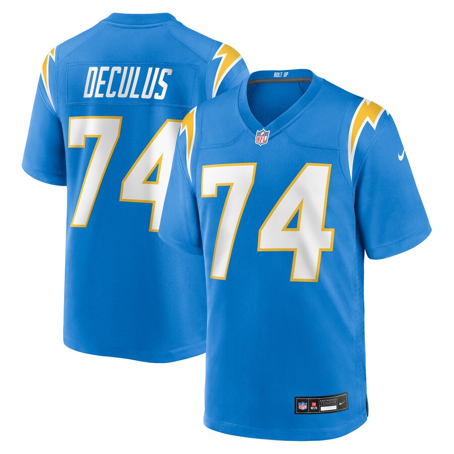 Men's Los Angeles Chargers Austin Deculus Nike Powder Blue Team Game Jersey