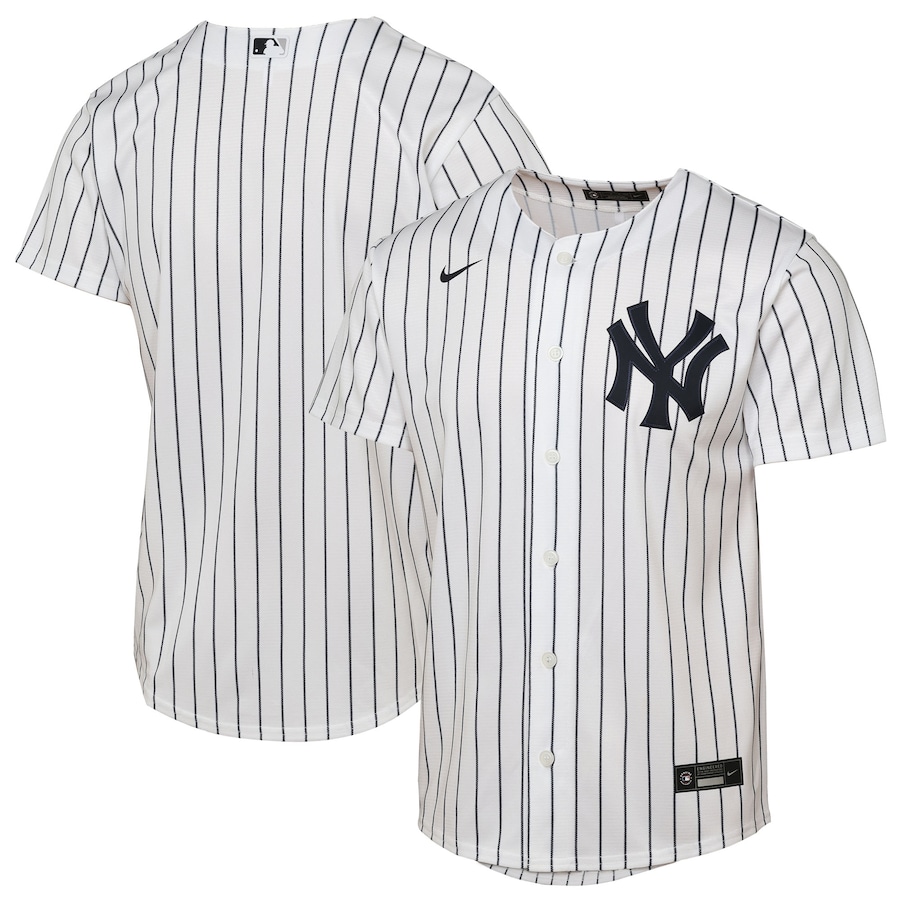 Youth New York Yankees Nike White Home Replica Jersey