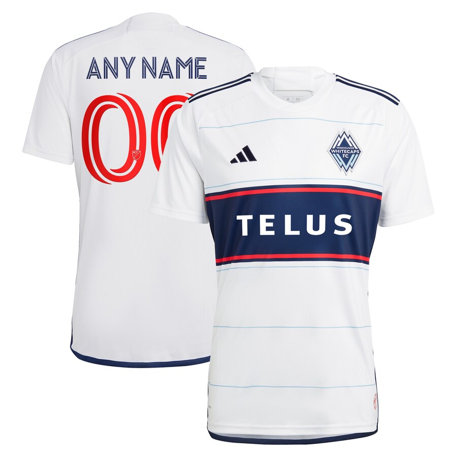 Men's Vancouver Whitecaps FC adidas White 2023 Bloodlines Replica Custom Jersey