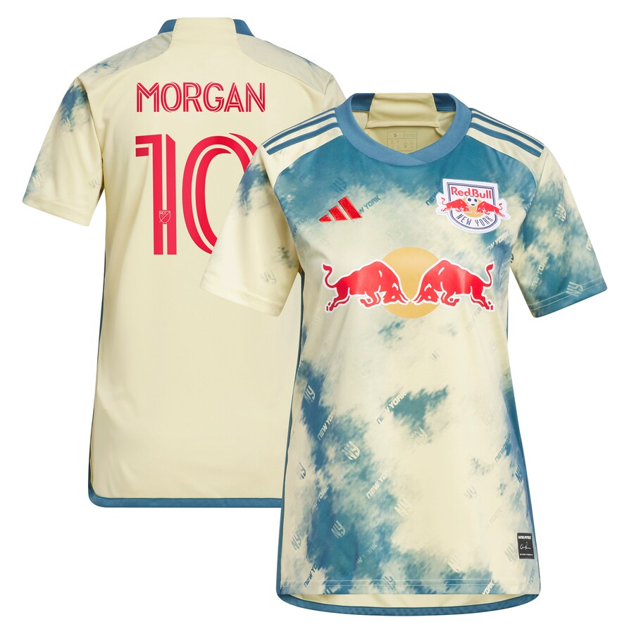 Women's New York Red Bulls Lewis Morgan adidas Yellow 2023 Daniel Patrick Kit Replica Jersey
