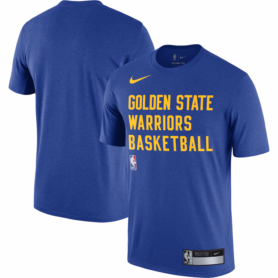 Men's Golden State Warriors Nike Royal 2023/24 Sideline Legend Performance Practice T-Shirt