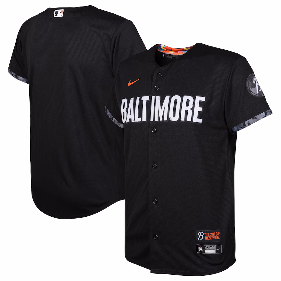 Youth Baltimore Orioles  Nike Black City Connect Replica Jersey