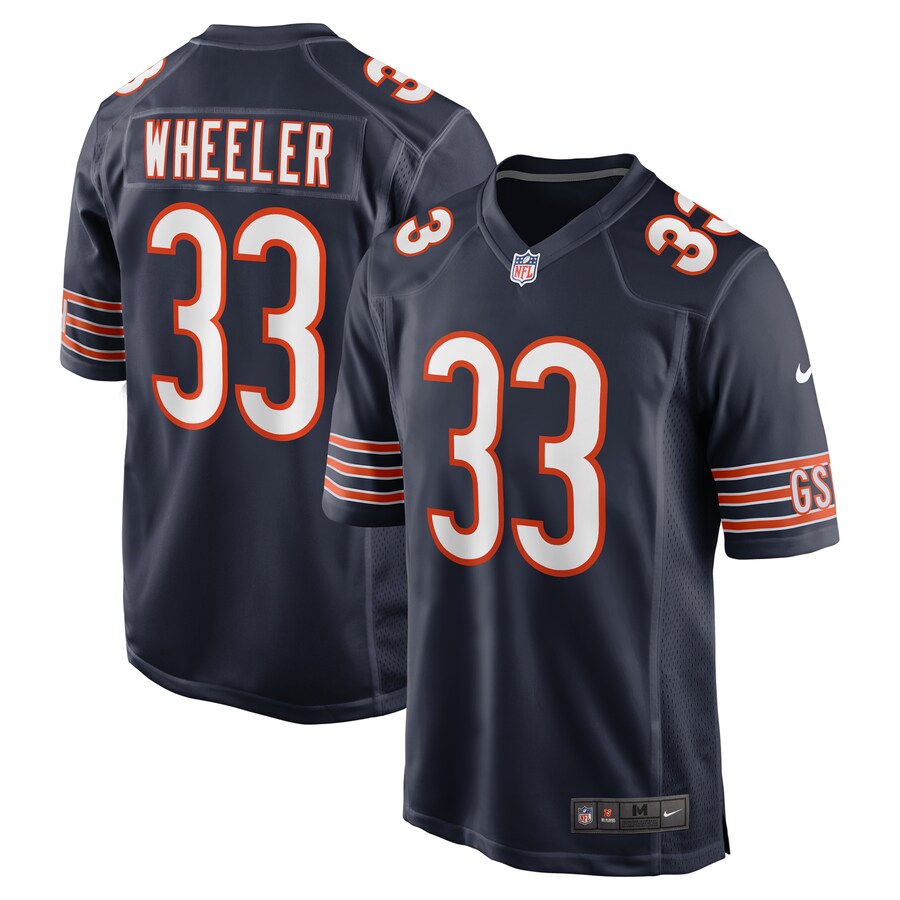 Men's Chicago Bears Ian Wheeler Nike Navy Game Jersey