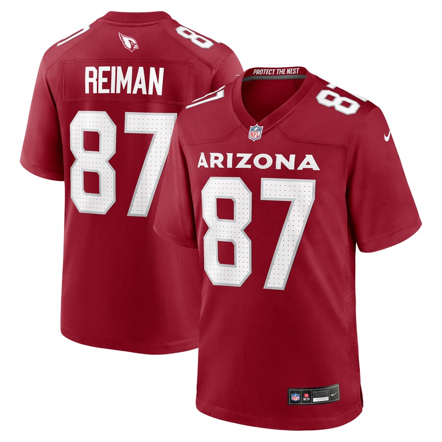 Men's Arizona Cardinals Tip Reiman Nike Cardinal Team Game Jersey