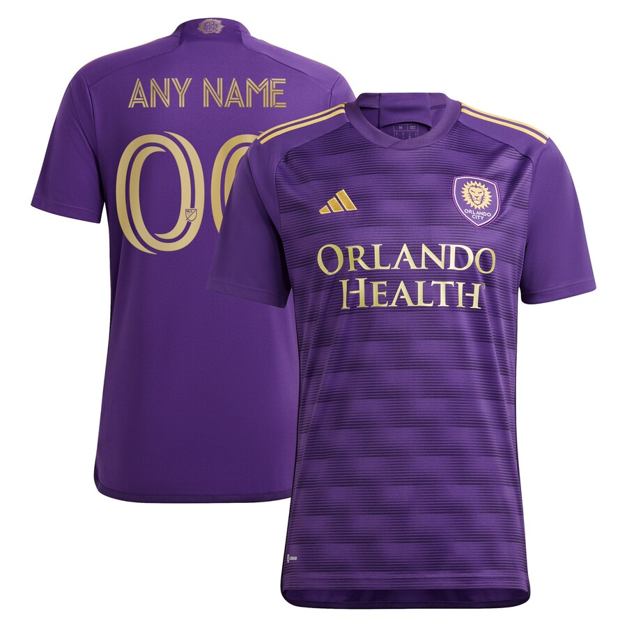 Men's Orlando City SC adidas Purple 2023 The Wall Kit Replica Custom Jersey