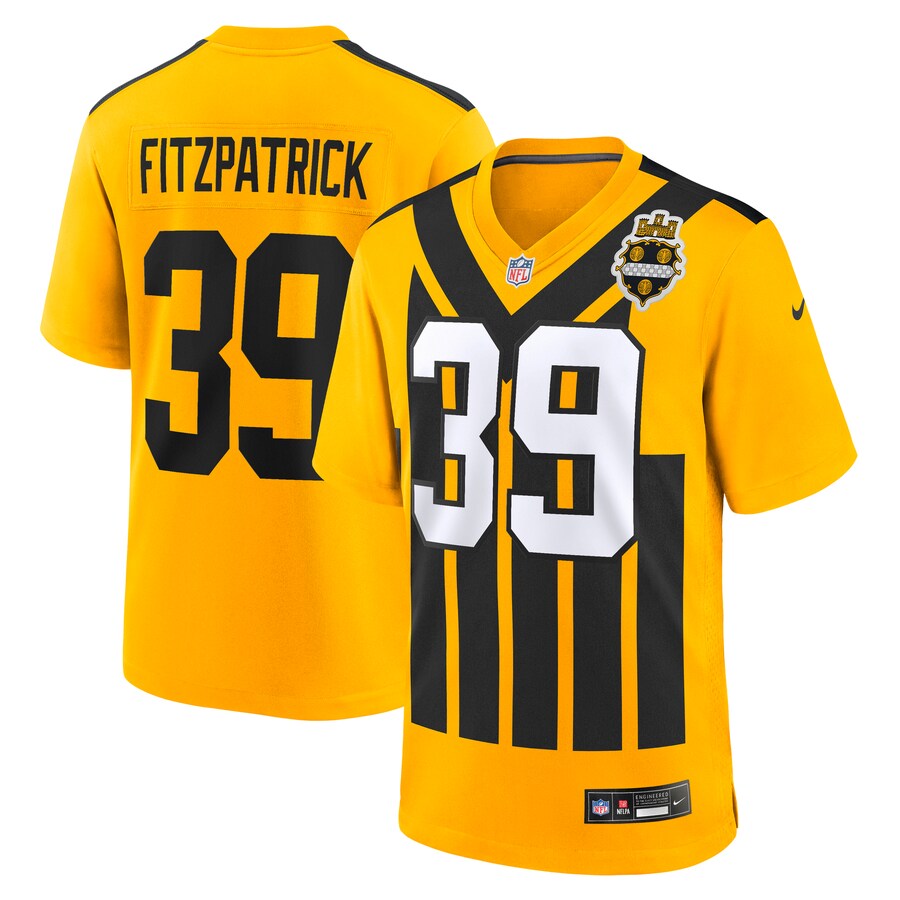 Men's Pittsburgh Steelers Minkah Fitzpatrick Nike Gold Alternate Game Jersey