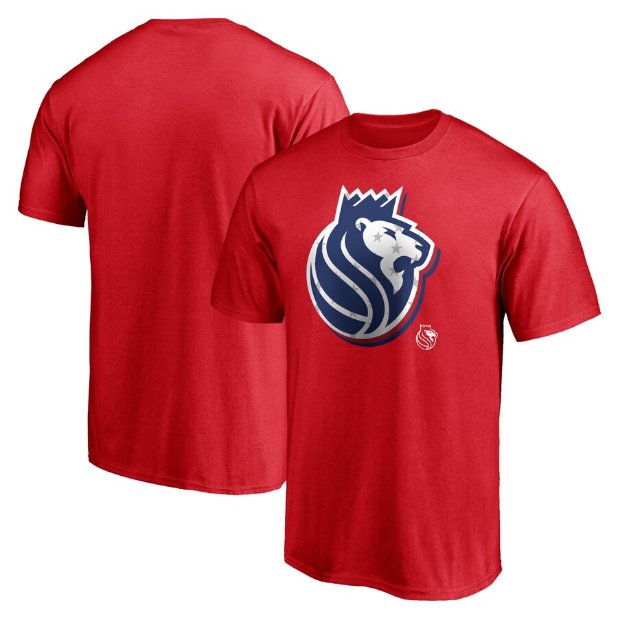 Men's Sacramento Kings Red Red White & Team T-Shirt