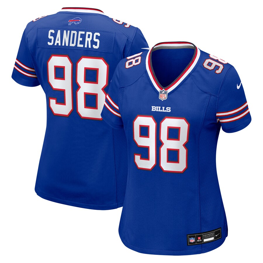 Women's Buffalo Bills T.J. Sanders Nike Royal Team Game Jersey