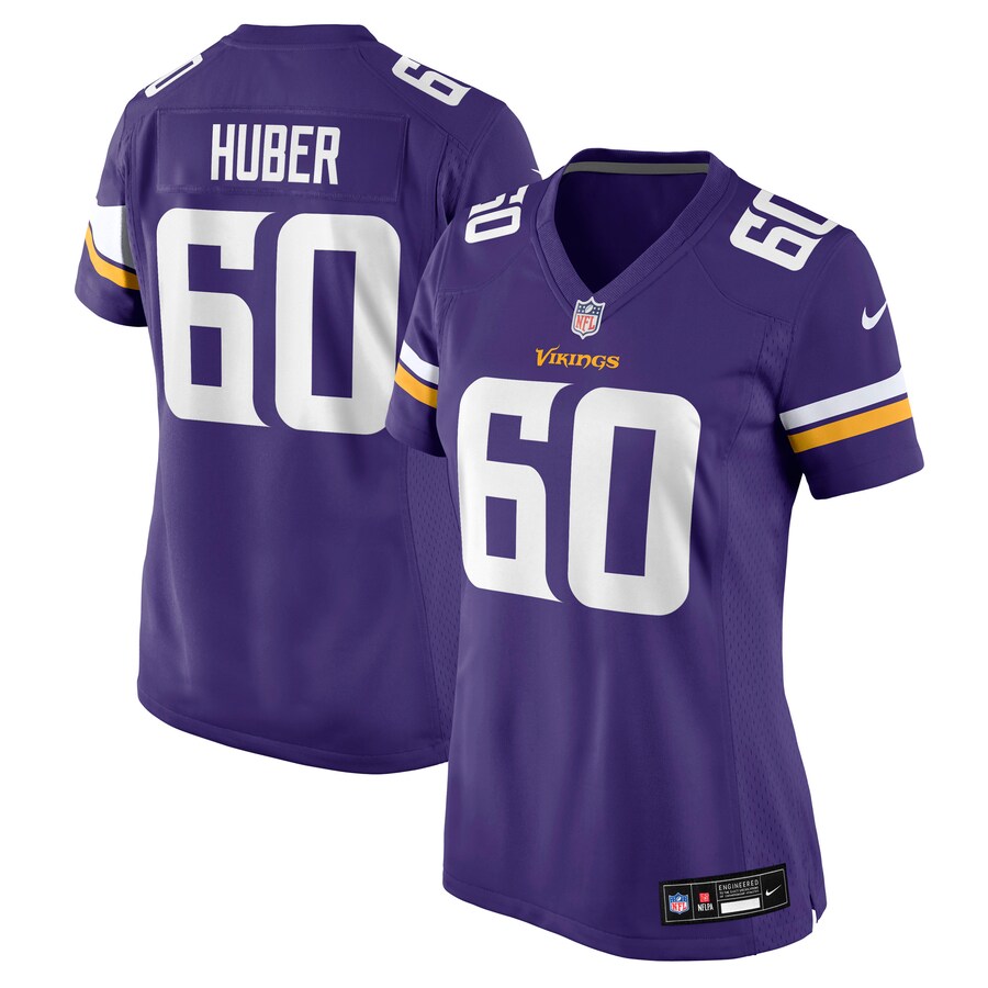 Women's Minnesota Vikings Joe Huber Nike Purple Team Game Jersey