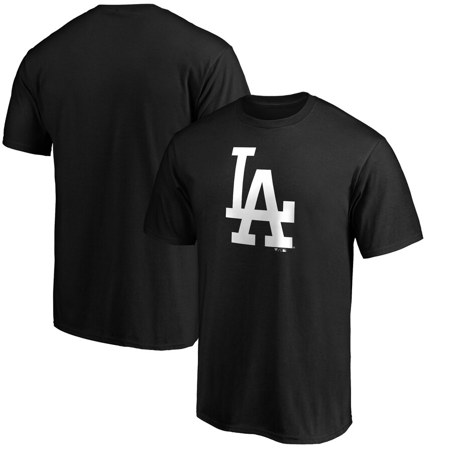 Men's Los Angeles Dodgers Black Primary Logo II T-Shirt