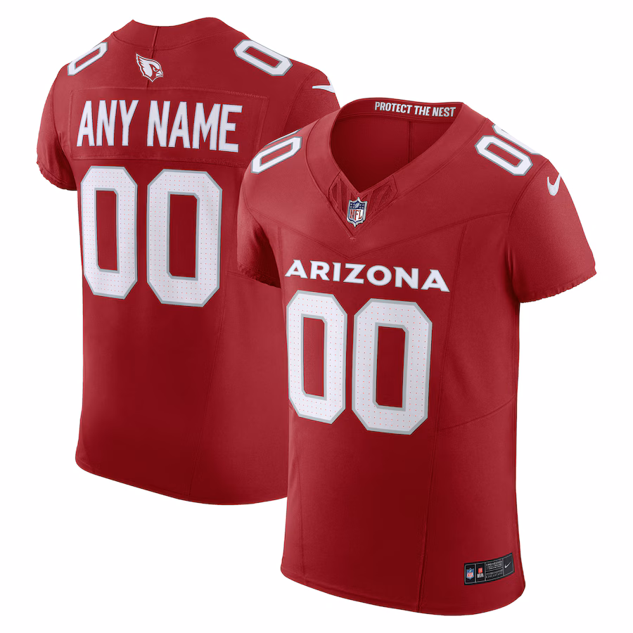 Men's Arizona Cardinals Nike Cardinal Vapor F.U.S.E. Elite Custom Jersey