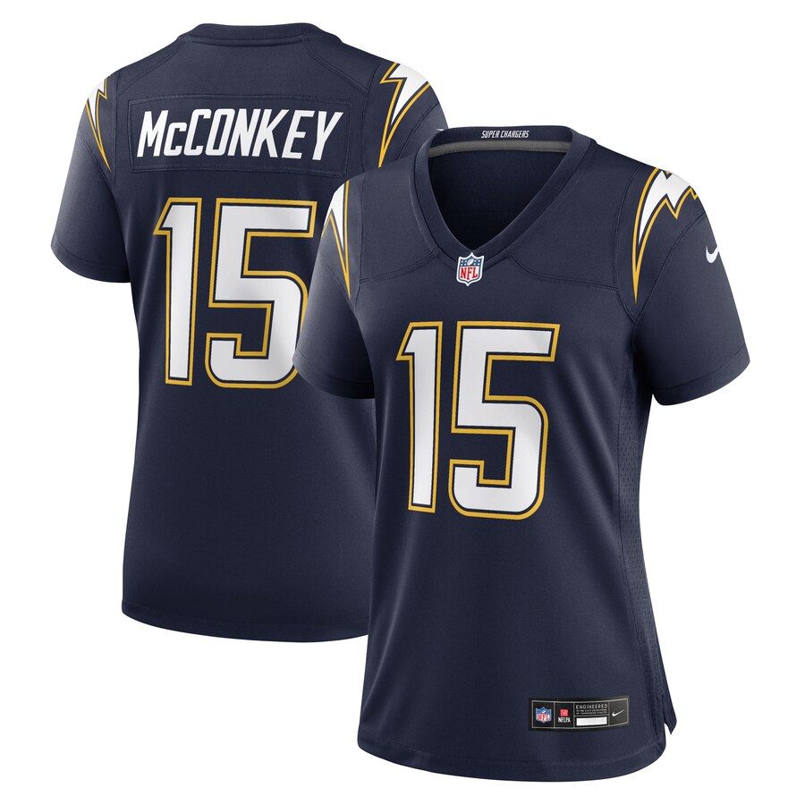 Women's Los Angeles Chargers Ladd McConkey Nike Navy Alternate Super Chargers Game Jersey