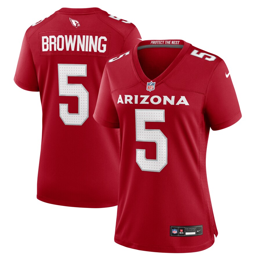 Women's Arizona Cardinals Baron Browning Nike Cardinal Team Game Jersey