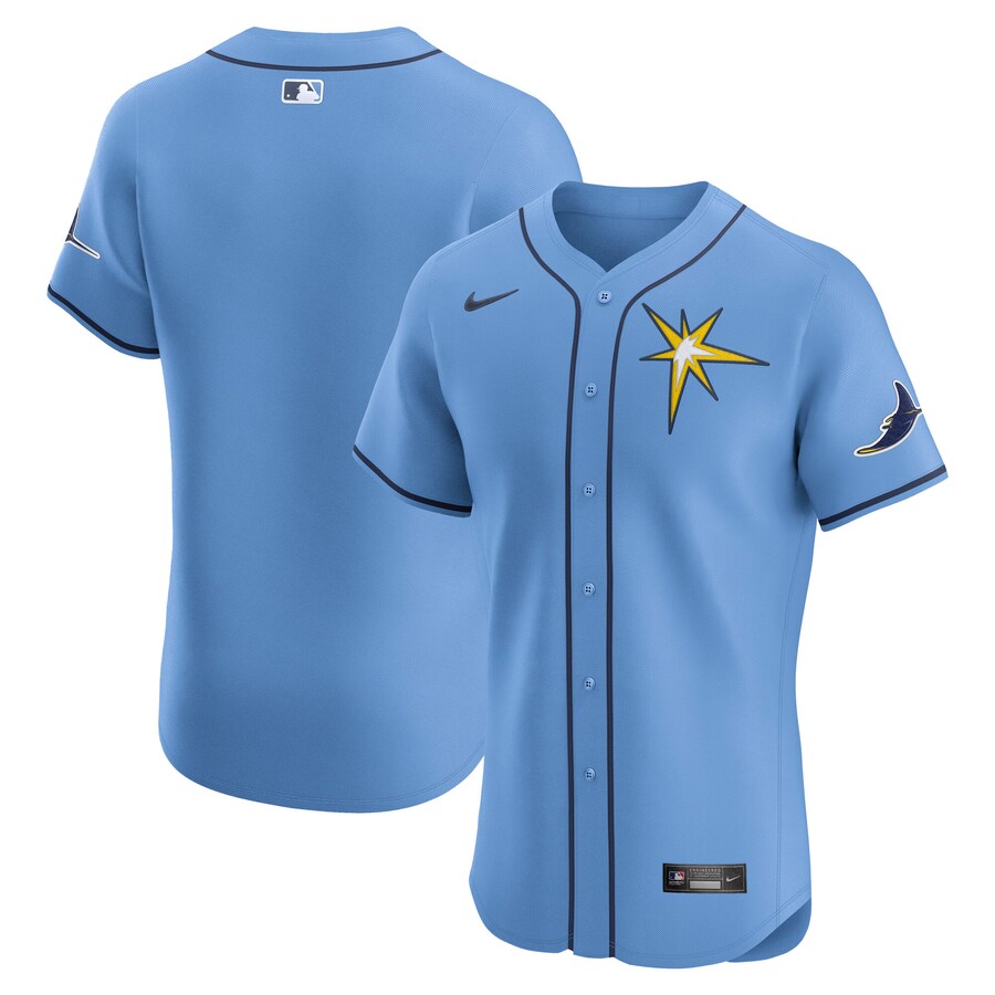 Men's Tampa Bay Rays Nike Light Blue Alternate Elite Jersey