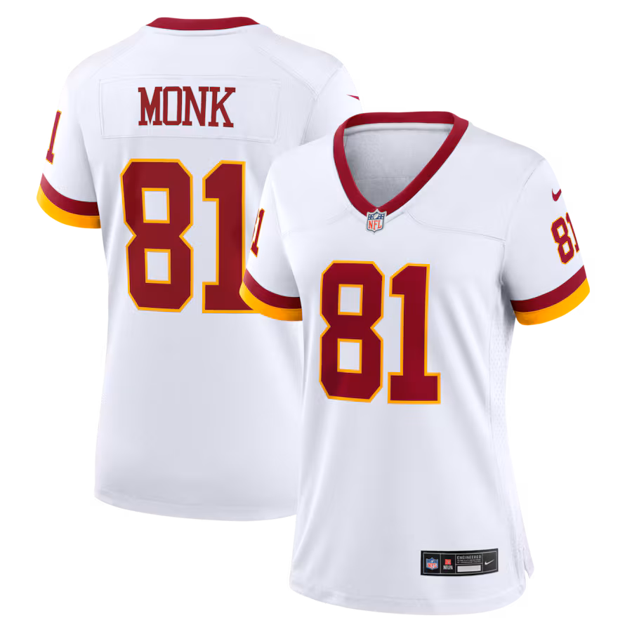 Women's Washington Commanders Art Monk Nike White Alternate 2 Super Bowl Era Game Jersey