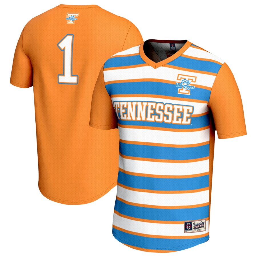 Youth GameDay Greats #1 Tennessee Orange Tennessee Volunteers Lightweight Soccer Fashion Jersey