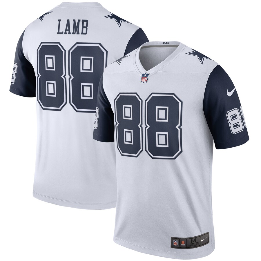 Men's Dallas Cowboys CeeDee Lamb Nike White Alternate Legend Jersey