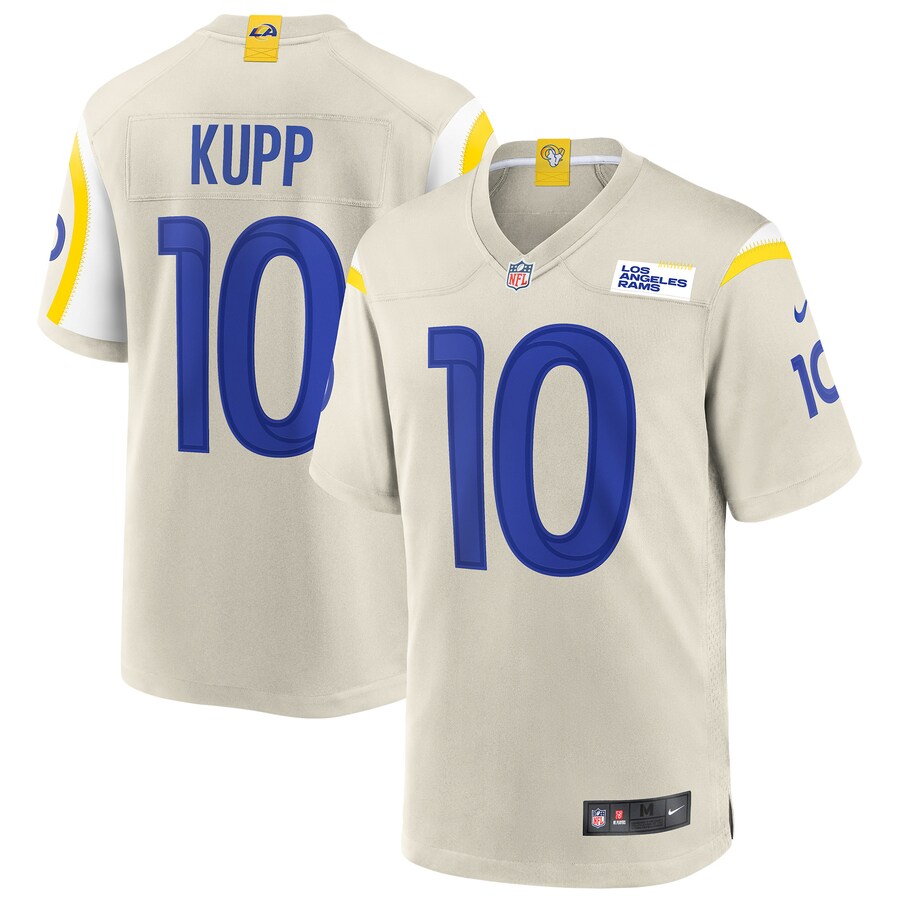 Men's Los Angeles Rams Cooper Kupp Nike Cream Alternate Game Jersey