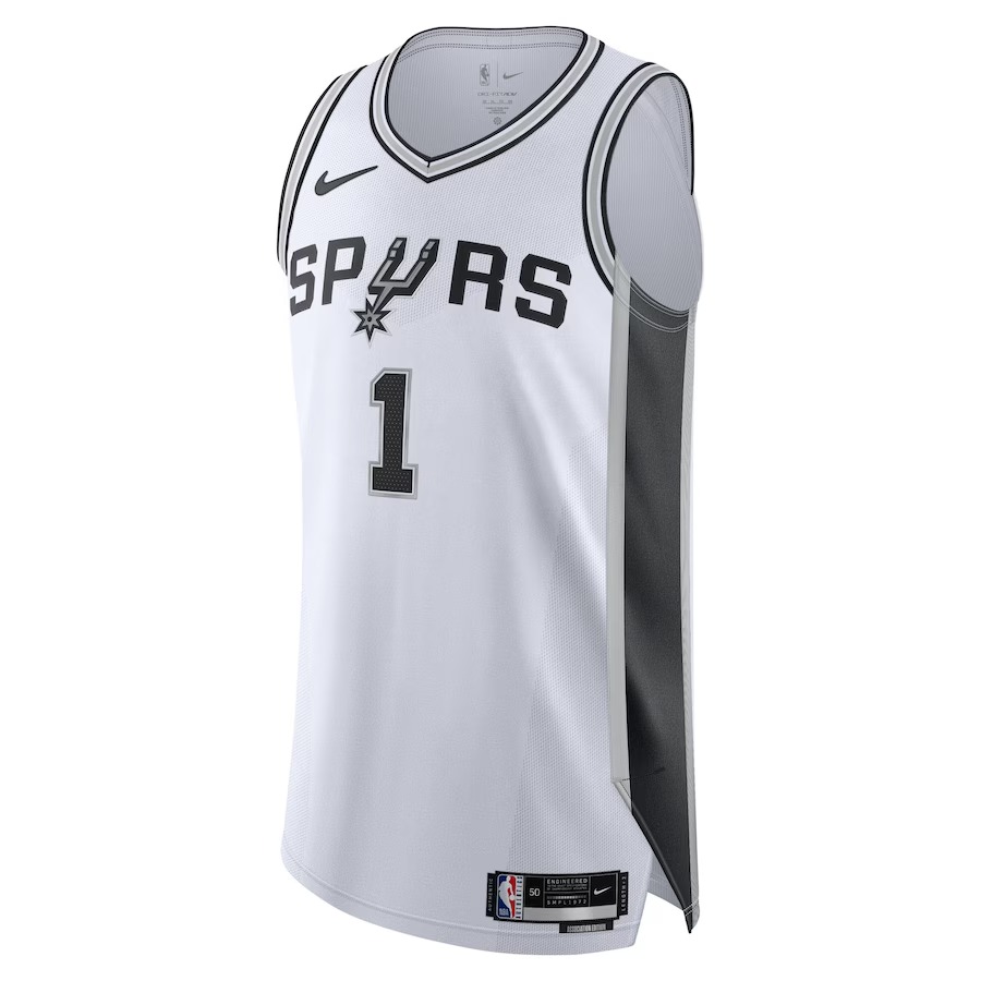 Men's San Antonio Spurs Victor Wembanyama Nike White Authentic Jersey - Association Edition
