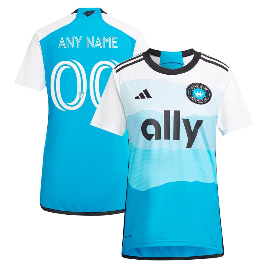 Women's Charlotte FC  adidas Blue 2024 The Carolina Kit: Explore Custom Replica Jersey