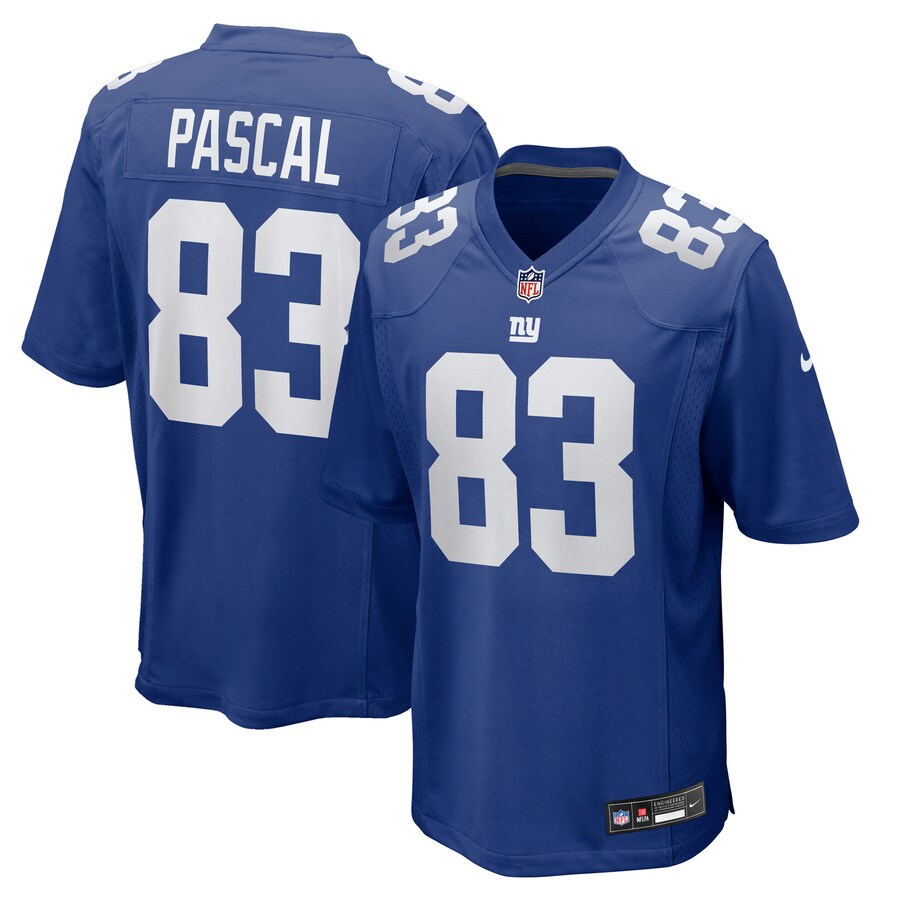 Men's New York Giants Zach Pascal Nike Royal Team Game Jersey