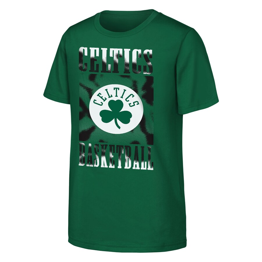 Youth Boston Celtics  Kelly Green Garage Hero T-Shirt