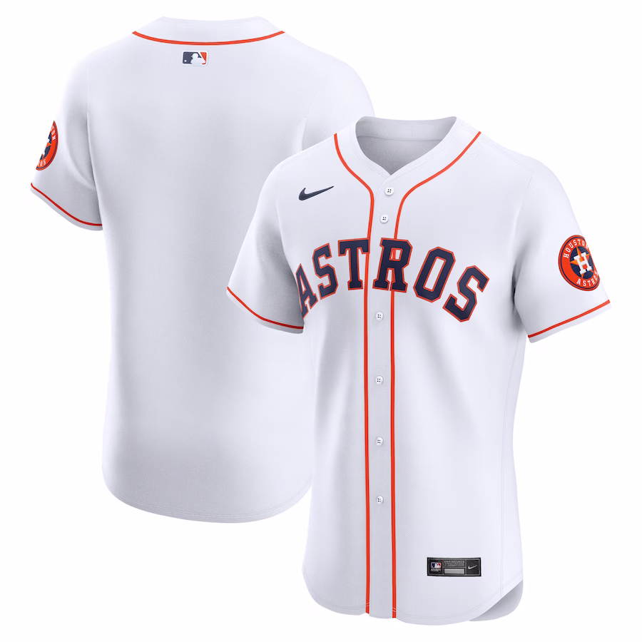 Men's Houston Astros Nike White Home Elite Jersey
