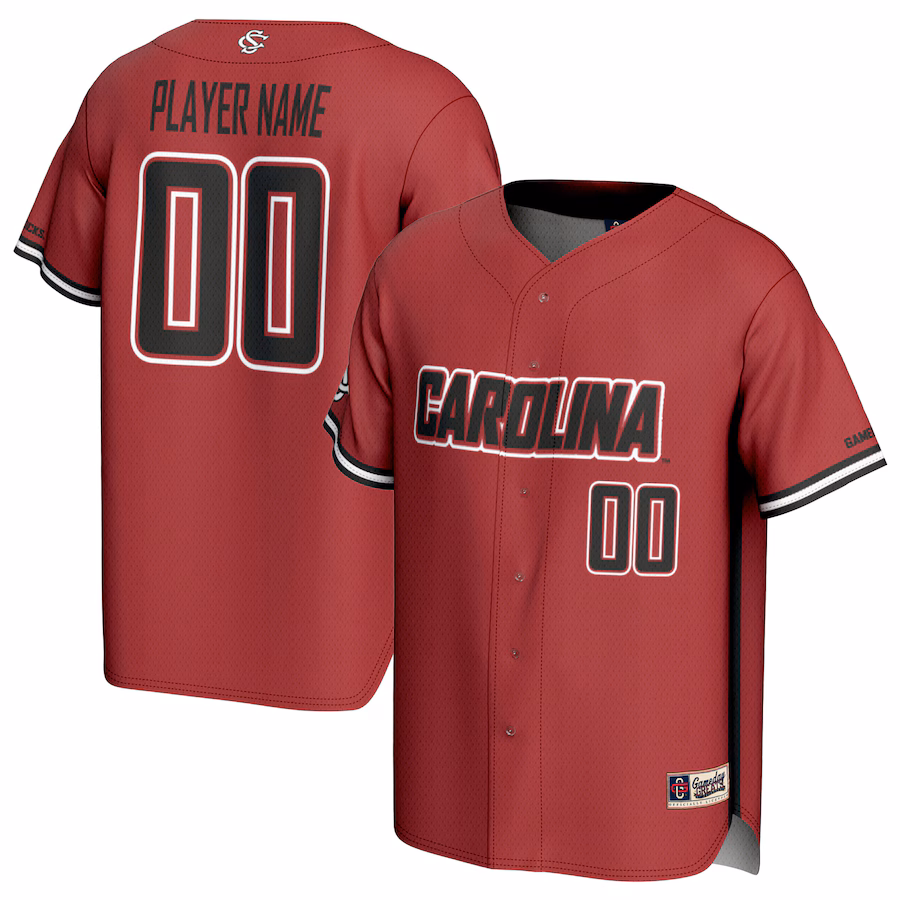 South Carolina Gamecocks GameDay Greats Unisex NIL Pick-A-Player Baseball Lightweight Jersey - Garnet
