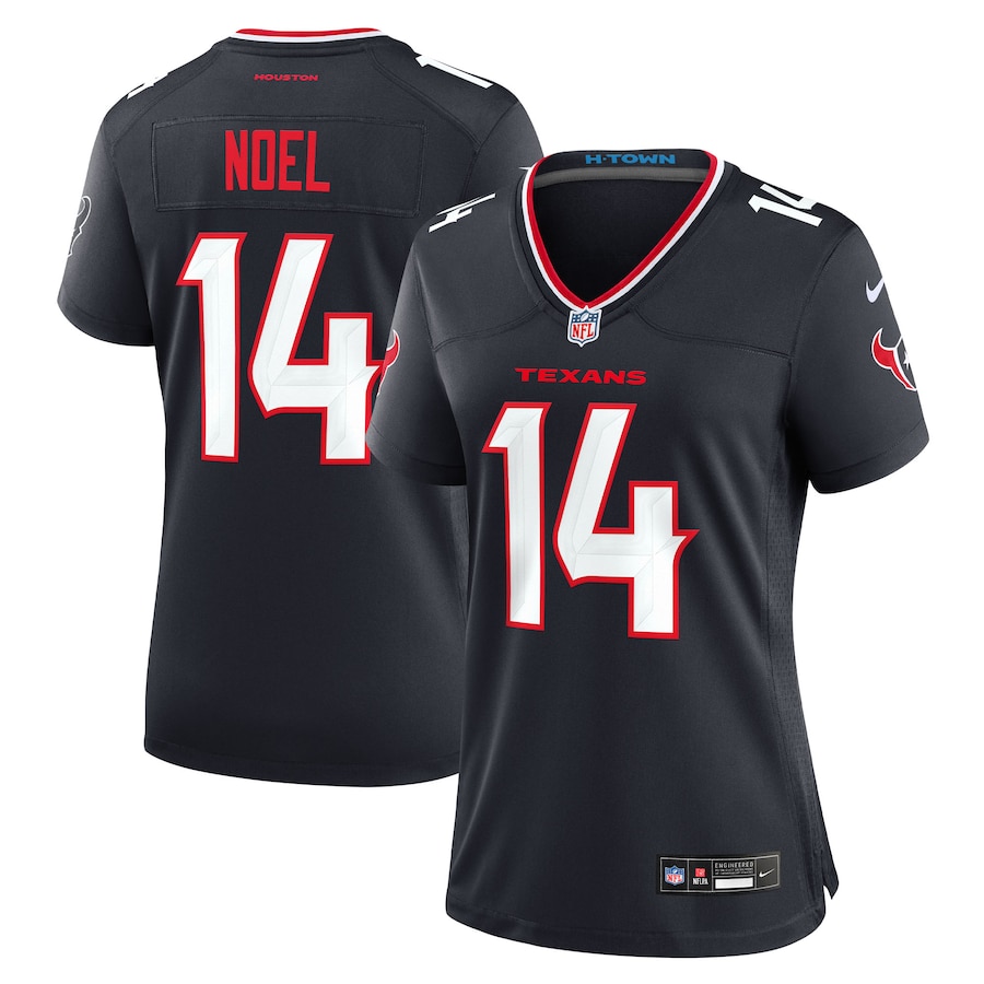 Women's Houston Texans Jaylin Noel Nike Navy Team Game Jersey