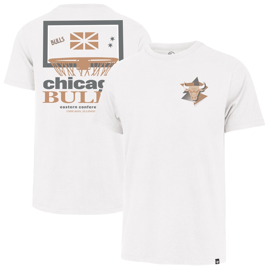 Men's Chicago Bulls  '47 White City Edition Backboard T-Shirt