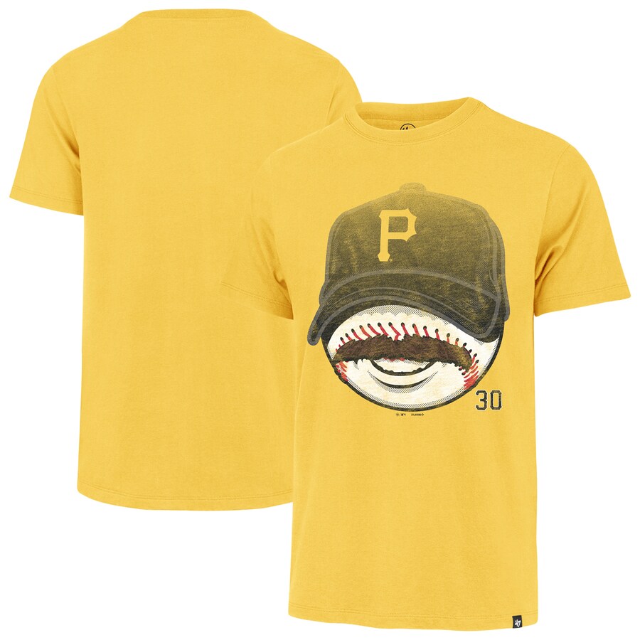 Men's Pittsburgh Pirates Paul Skenes '47 Gold Mustache Franklin T-Shirt