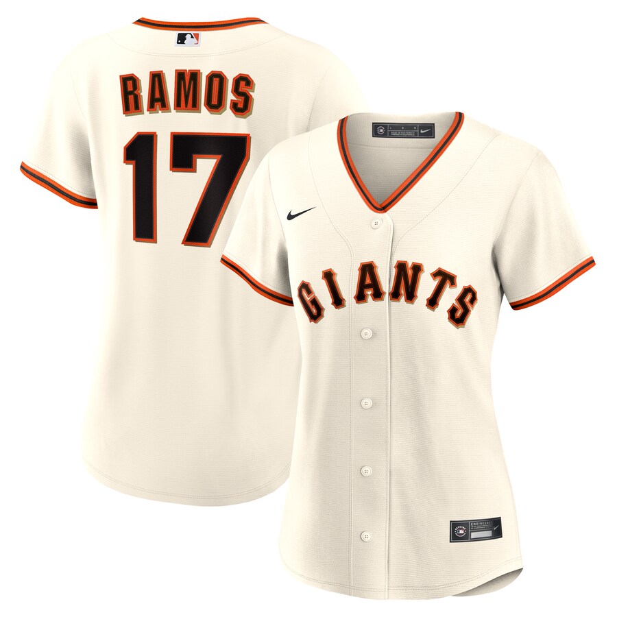 Women's San Francisco Giants Heliot Ramos Nike White Home Replica Jersey
