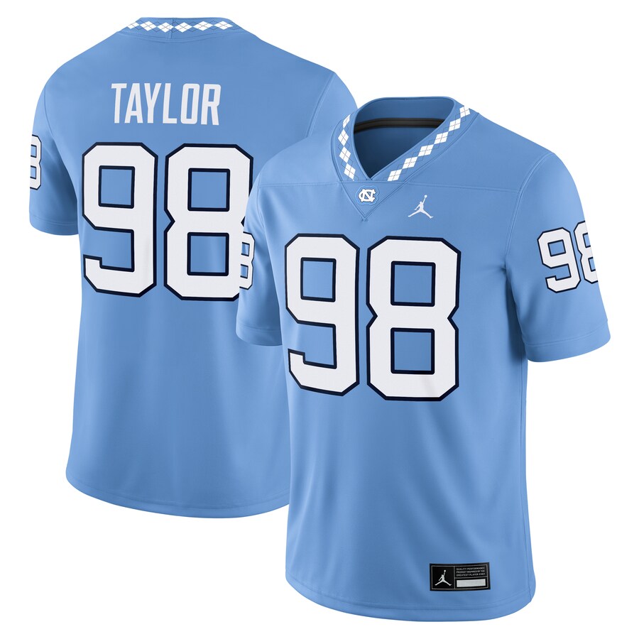 Men's Jordan Brand Lawrence Taylor Carolina Blue North Carolina Tar Heels Alumni Home Game Jersey