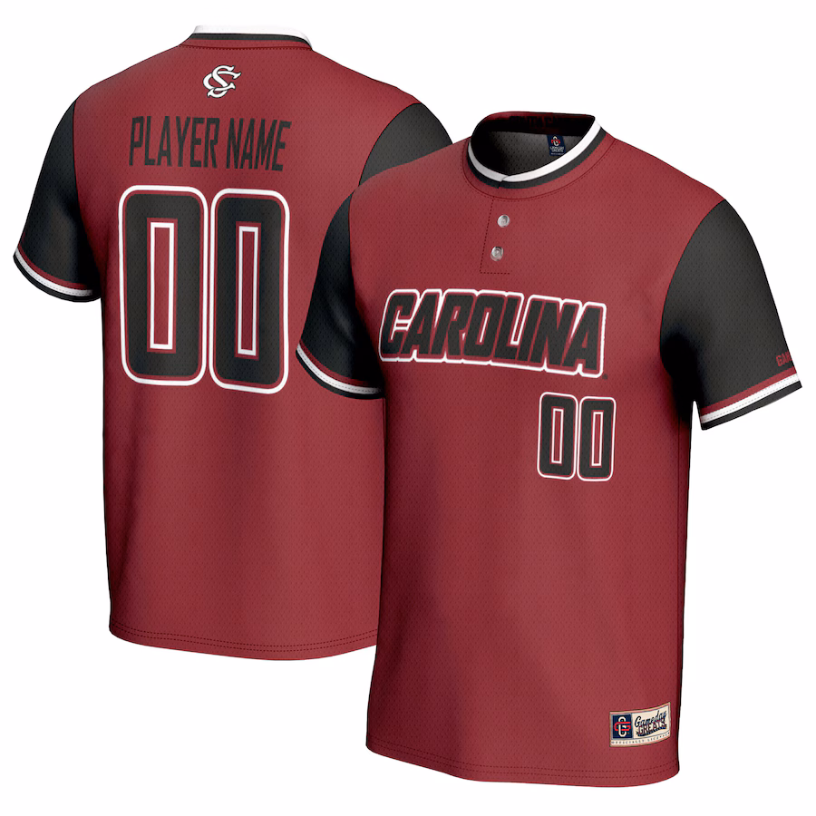 South Carolina Gamecocks GameDay Greats Unisex NIL Pick-A-Player Lightweight Softball Jersey - Garnet