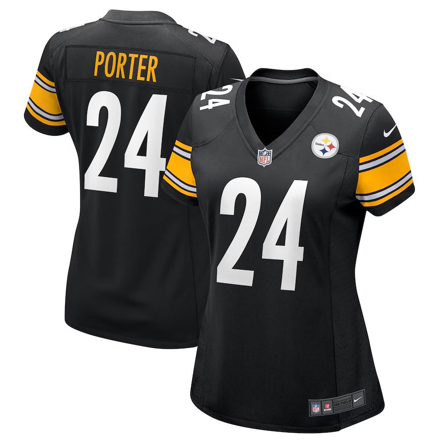 Women's Pittsburgh Steelers Joey Porter Jr. Nike Black Game Jersey