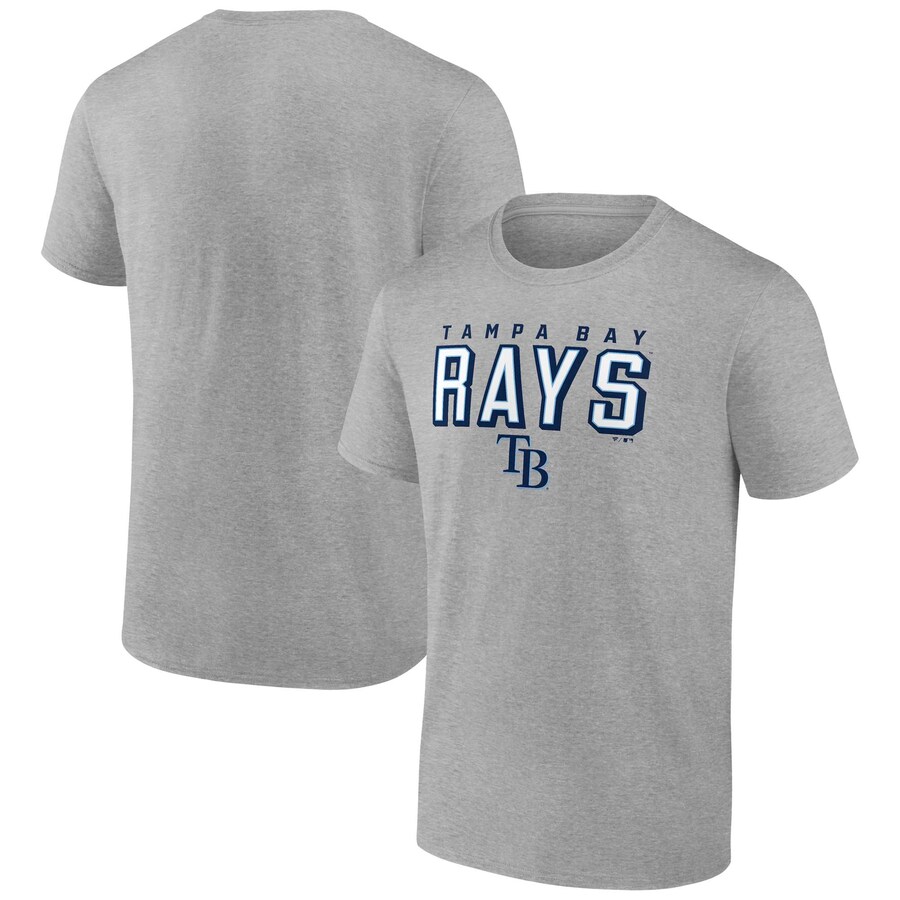 Men's Tampa Bay Rays Fanatics Gray Team T-Shirt