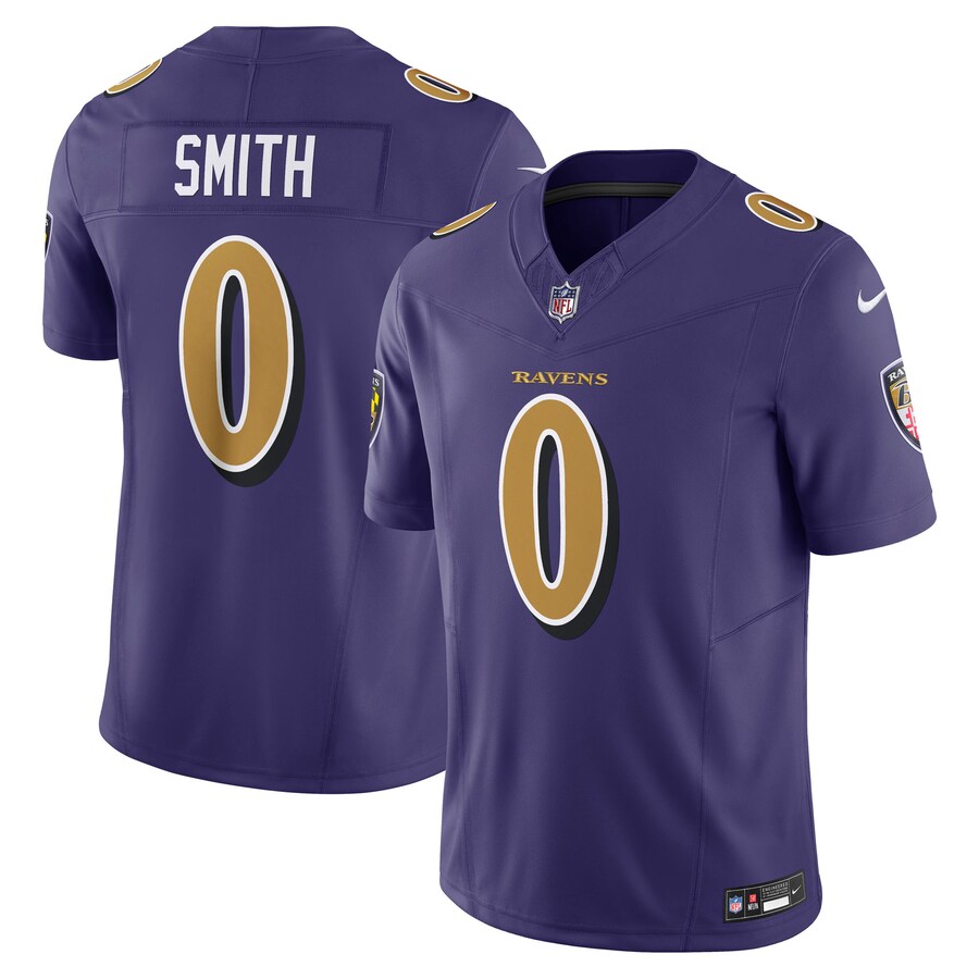 Men's Baltimore Ravens Roquan Smith Nike Purple Alternate 2 Vapor F.U.S.E. Limited Jersey