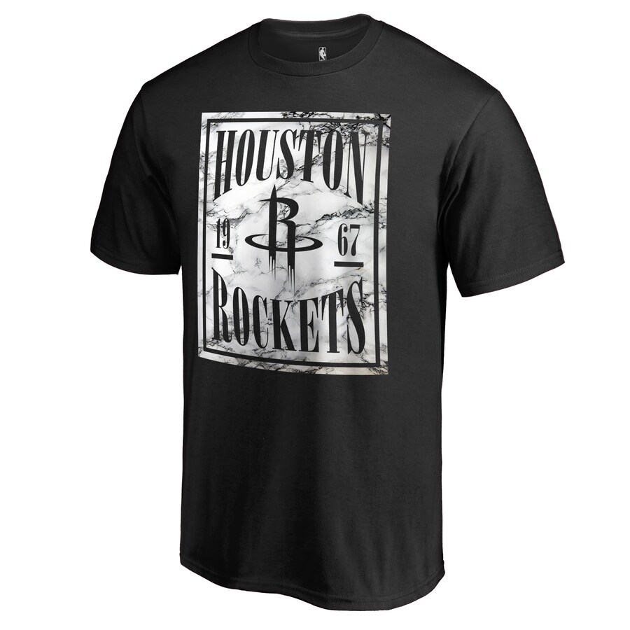 Men's Houston Rockets Black Court Vision T-Shirt