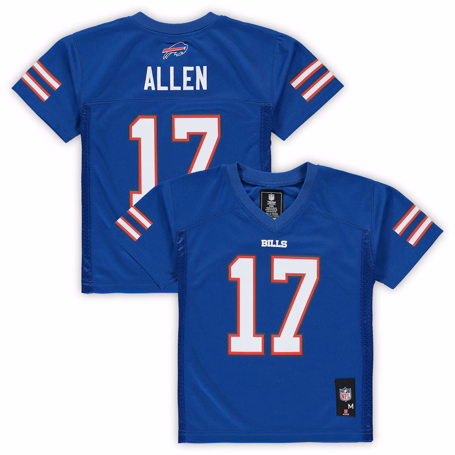 Preschool Buffalo Bills Josh Allen Royal Replica Player Jersey