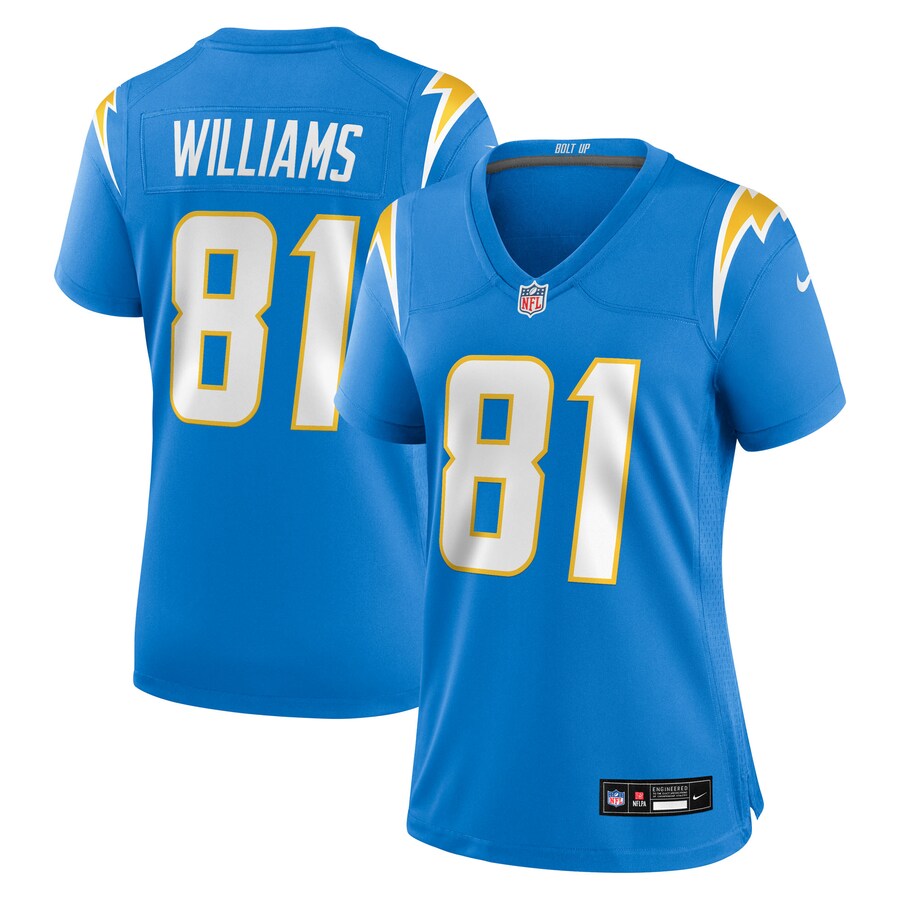 Women's Los Angeles Chargers Mike Williams Nike Powder Blue Team Game Jersey