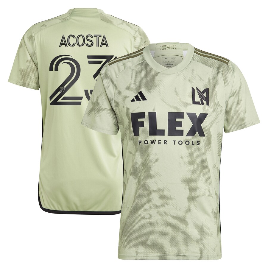 Men's LAFC Kellyn Acosta adidas Green 2023 Smokescreen Replica Player Jersey