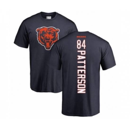 Football Chicago Bears #84 Cordarrelle Patterson Navy Blue Backer T-Shirt